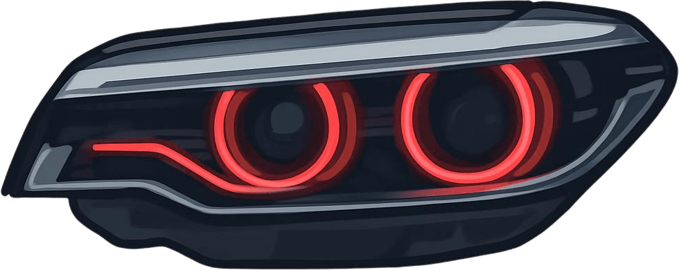 BMW headlight state