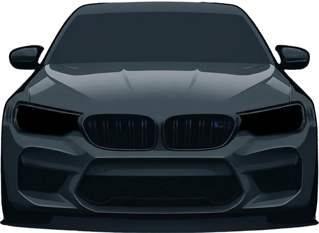 BMW lights off